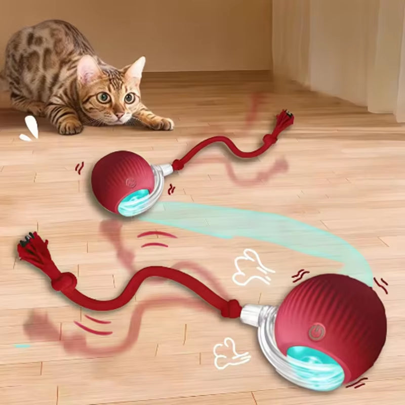 Smart Cat & Dog Play Ball - Durable, Easy to Clean with Obstacle Avoidance Feature
