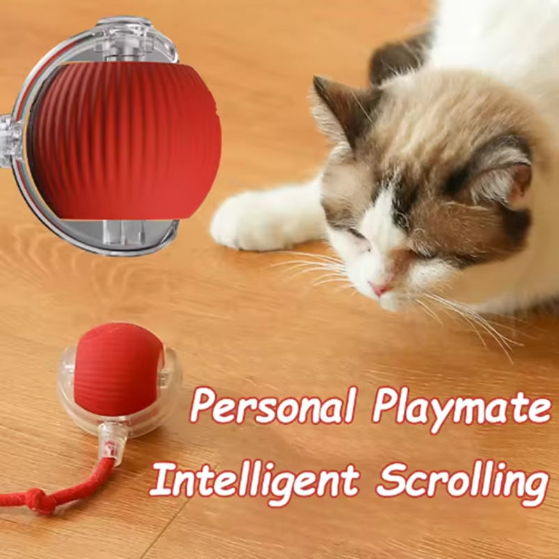 Smart Cat & Dog Play Ball - Durable, Easy to Clean with Obstacle Avoidance Feature