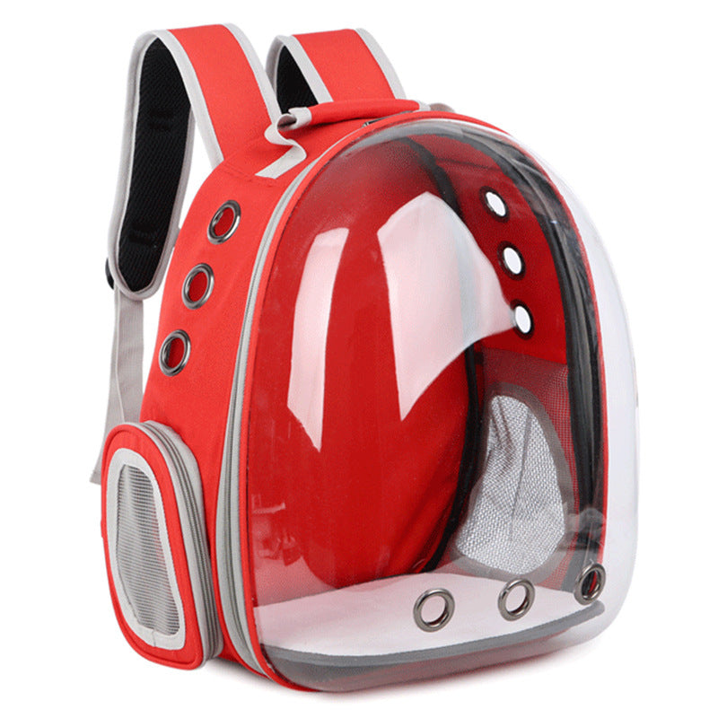 Portable Capsule Transparent Cat Backpack