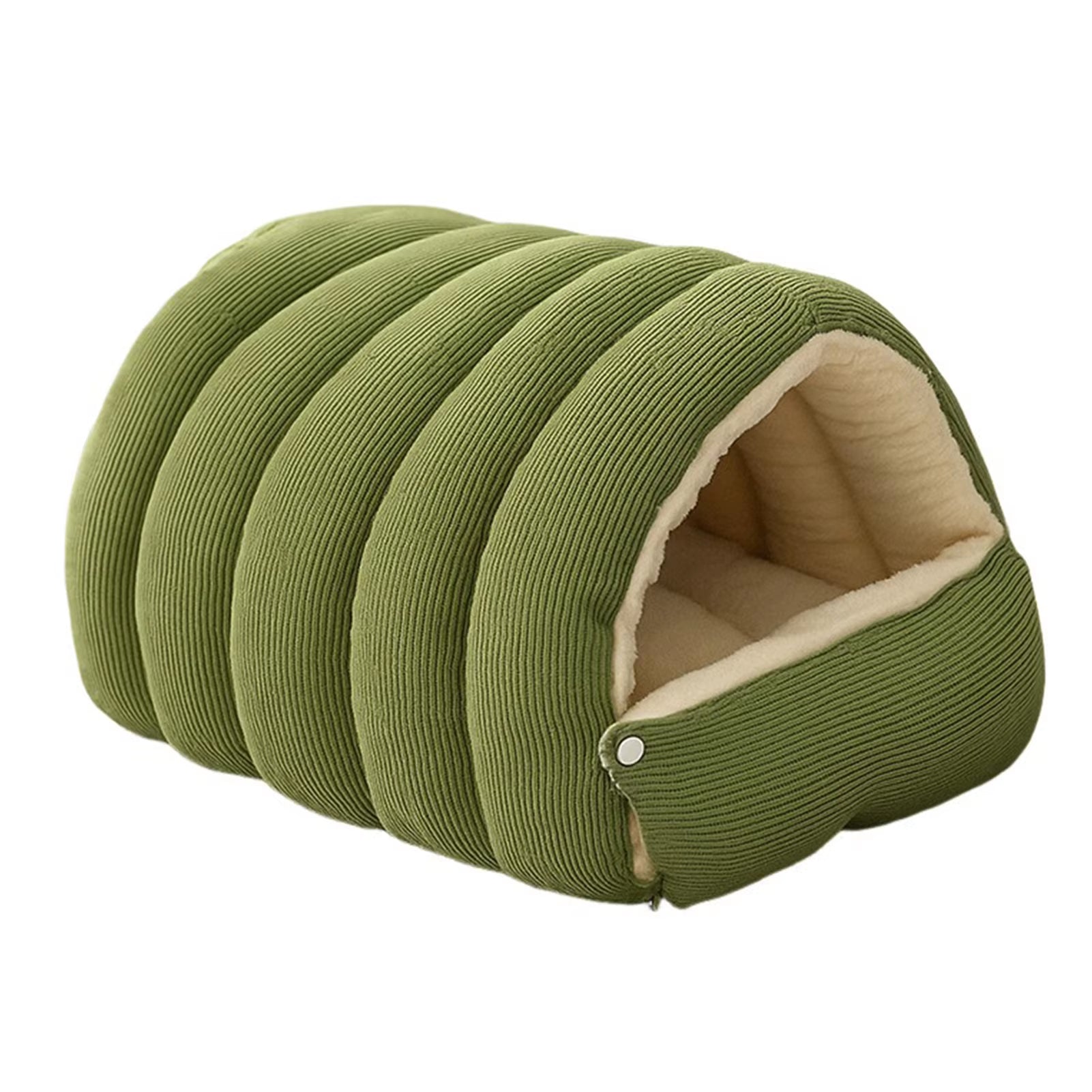 Winter Plush Cat Bed Warm Pet House Thickening Warmth Comfort Soft Kittens Sleeping Beds Cat Cave for Pet Warmth