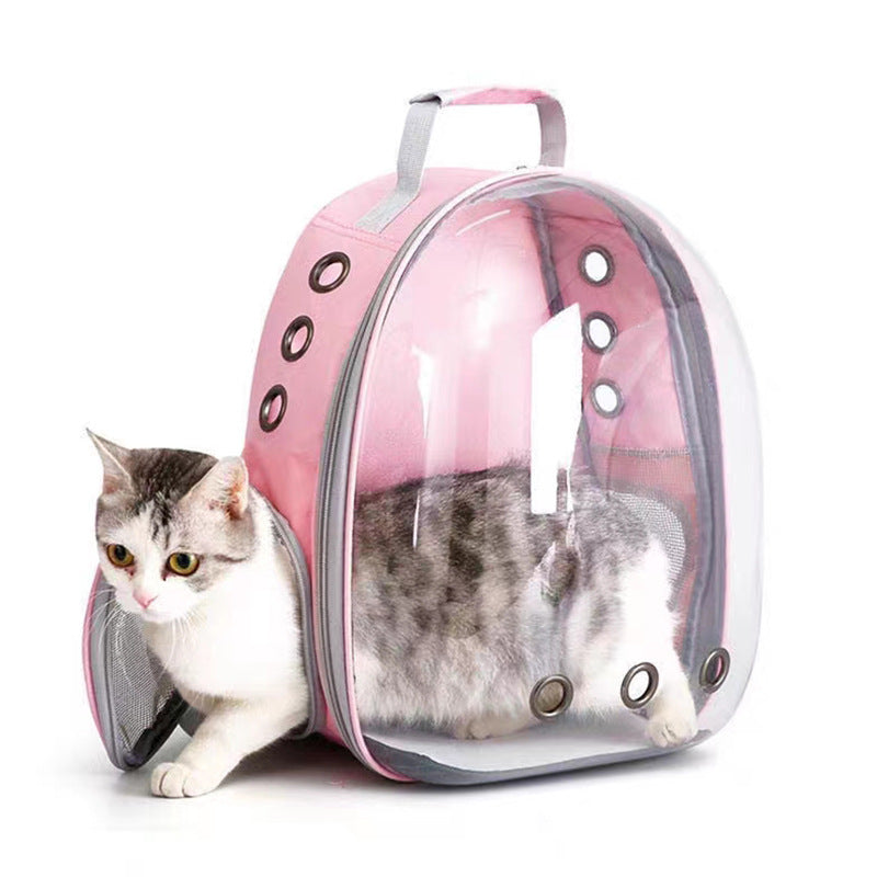 Portable Capsule Transparent Cat Backpack